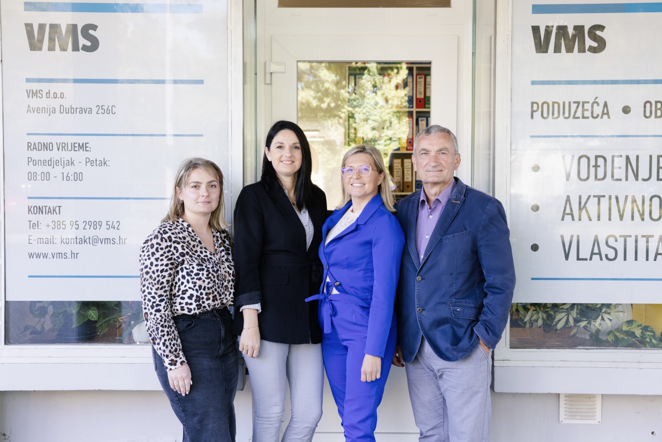 VMS tim ispred ureda u Dubravi 256C, Zagreb